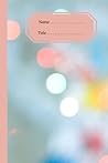 Notebook: 6x9 beautiful lined paper journal notebook | Blurred dot colourful design | everyday use spine book to log notes | 120 pages
