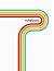 Notebook: Vintage Rainbow C...