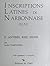 Inscriptions latines de Nar...