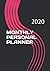 MONTHLY PERSONAL PLANNER: 2020