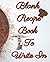 Recipe Notebook to Write in...