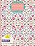 floral notebook, composition notebook: 3 subject Graph Paper notebook 8.5 X 11 in" with divider Sheets | 3 Subject Quad Ruled 4 squares per inch, 360 ... for girls and women, Science & Math Notebook