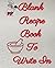 Recipe Notebook to Write in...