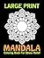 Large Print Mandala Colorin...