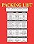 Packing List: Pad packing l...