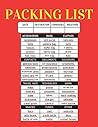 Packing List: Pad packing list notebook: packing list for vacation, beach, camping