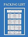 Packing List: Packing list for vacation, beach, camping: Pad packing list notebook Packing List: Packing list for vacation, beach, camping: Pad packing list notebook