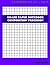 Graph Paper Notebook Composition Precision Beryllium: 3/8" squares- 120+ pages(Large, 8.5" x 11")thick solid lines