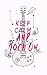 Keep Calm and Rock On: Carnet de notes (French Edition)