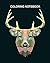 Coloring Book: deer polygon...