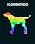 Coloring Book: dog rainbow ...