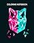 Coloring Book: funky wolf i...