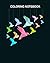 Coloring Book: origami bird...