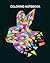 Coloring Book: rabbit low poly polygons colorful 64 pages - 8 x 10 inches