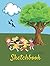 Sketchbook: Happy Children Sketchbook For Kids, Suitable For Drawing And Sketching With Large Size 8.5x11
