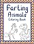 Farting Animal Coloring Book by Pretty Coloring