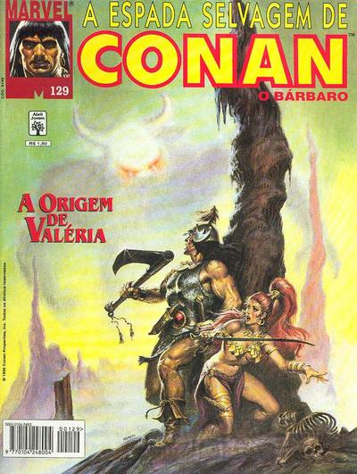 A Espada Selvagem de Conan o Bárbaro nº129 - A Origem de Valéria (Paperback)