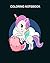 Coloring Book: axolotl salamander with colorful unicorn 64 pages - 8 x 10 inches