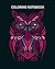 Coloring Book: colorful owl...
