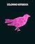 Coloring Book: origami bird...