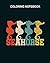 Coloring Book: seahorse ret...
