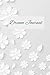Dream Journal for Journaling Dreams by Kristin Anderson