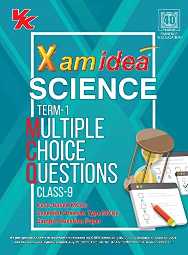 Xam Idea CBSE MCQs Chapterwise For Term I, Class 9 Science (With massive Question Bank and OMR Sheets for real-time practise)