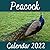 Peacock Calendar 2022: 12 M...
