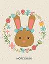 Notebook: Easter cute bunny egg: Journal Dot-Grid, Grid, Lined, Blank No Lined: Book: Pocket Notebook Journal Diary, 110 pages, 8.5" x 11"