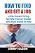 HOW TO FIND AND GET A JOB: ...