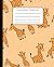 Jiraffe Composition Notebook Jiraffe Journal for Writing: Notebook Size 7,5x9,25 Inches 120 Pages