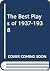 The Best Plays of 1937-1938 by Burns Mantle