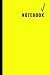 NOTEBOOK: THE YELLOW NOTEBOOK