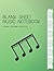 Blank Sheet Music Notebook: Music Writing Notebook for learning | Music Manuscript Paper | Composition Books Gifts | for young musicians, composers or ... |wide manuscript paper | 8.5x11 in | 105 P