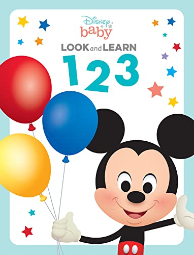 Disney Baby: Look and Learn 123 (Hardcover)