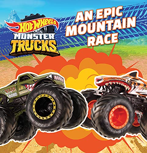 Hot Wheels Monster Trucks: an Epic Mountain Race (Mattel: Deluxe Storybook)