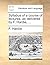 Syllabus of a course of lectures, as delivered by F. Hardie, ...