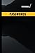PASSWORDS NOTEBOOK