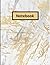 Notebook: White & Gold Marb...