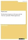 Wechselkursregimes in Europa und die Theorie optimaler Währungsräume (German Edition)