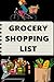 GROCERY SHOPPING LIST: Grocery shopping list notebook, check list. Shopping Journal