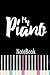 My Piano Notebook: Blank Li...