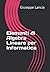 Elementi di Algebra Lineare per Informatica (Italian Edition)