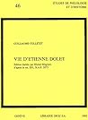 Vie d'Etienne Dolet : Edition établie d'après le ms. BN., N.A.F. 3073 (French Edition)