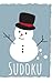 Travel Sudoku with Snowman Scene on Cover 160 Hard Puzzles: Perfect Christmas gift and Stocking Stuffer for Sudoku Puzzle Lovers!