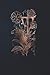Notebook: Art Nouveau Initial T - Copper on Black - Lined Diary / Journal
