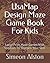 UsaMap Design Maze Game Book For Kids: Large Print Maze Games With Solution To Sharpen Your Skill