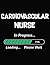 Cardiovascular Nurse In Progress Loading Please Wait: Blank Line Nurse Notebook (8.5 x 11 - 110 pages)