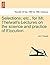 Selections, Etc., for Mr. Thelwall's Lectures on the Science and Practice of Elocution.