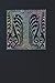 Notebook: Art Nouveau Initial T - Multi Color on Black - Lined Diary / Journal
